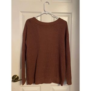 Charlotte Russe sweater with open back